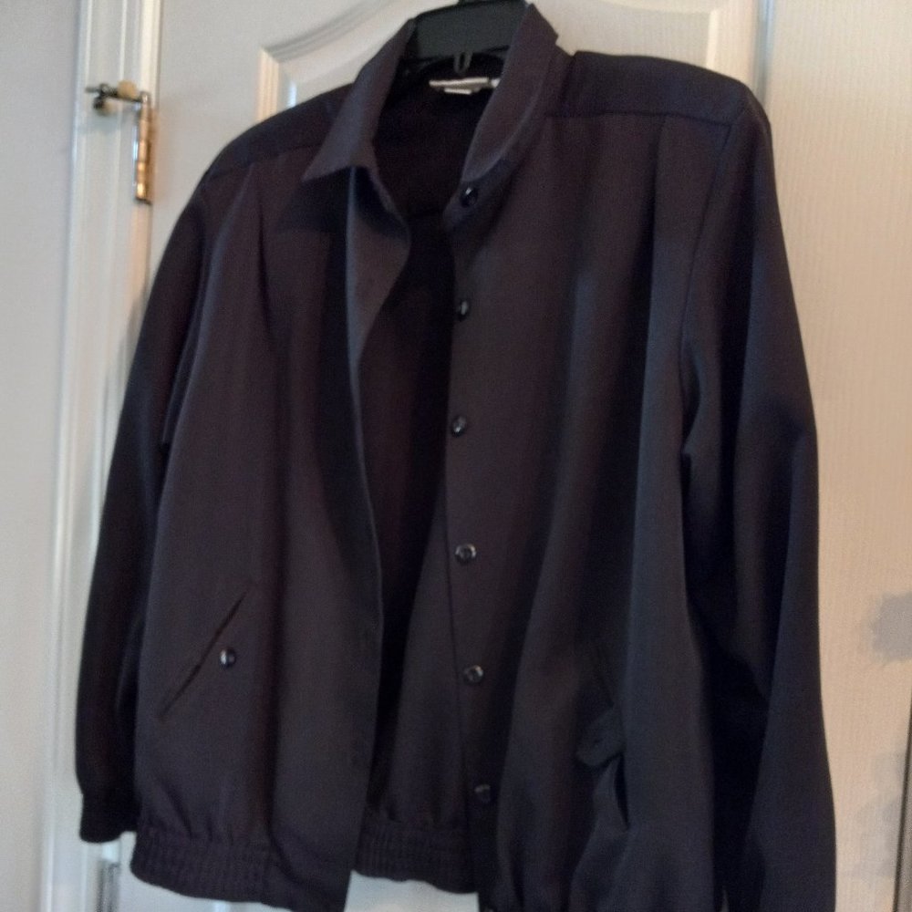 Black Alfred Dunner Button-up Jacket Size 14